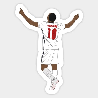 Raheem Sterling England Goal Celebration Sticker